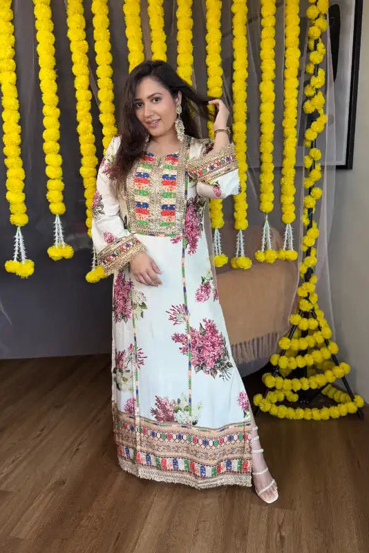 Mahira Garden Kaftan Dress