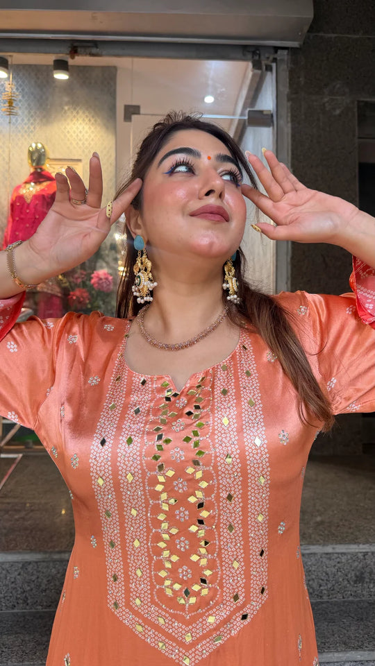 Rangrez Rani Embellished Kurta Set