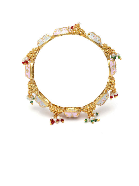 Mahal Kundan Bangle Set
