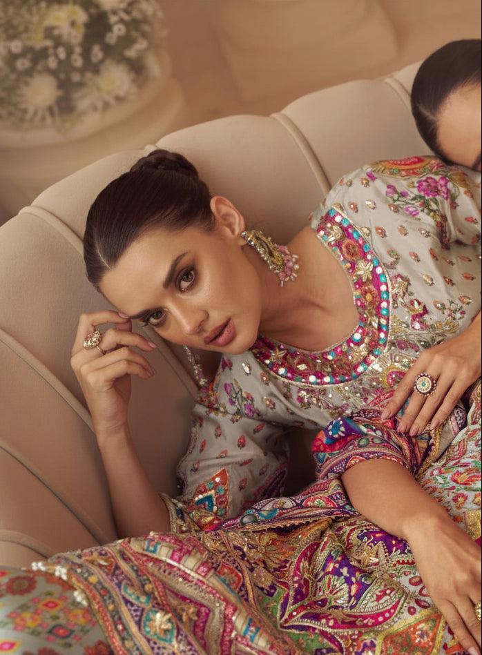 Royal Crepe Silk Handwork Suit Collection