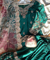 Chinon Silk Sequin Embroidered Heramandi Suit Set