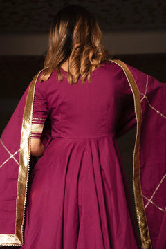 Cotton Anarkali dress