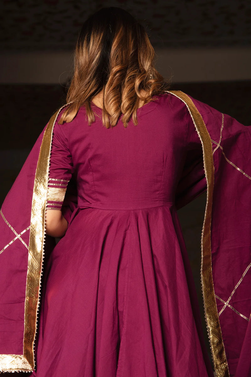 Cotton Anarkali dress