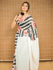 Roseate Pure Mul Cotton Saree