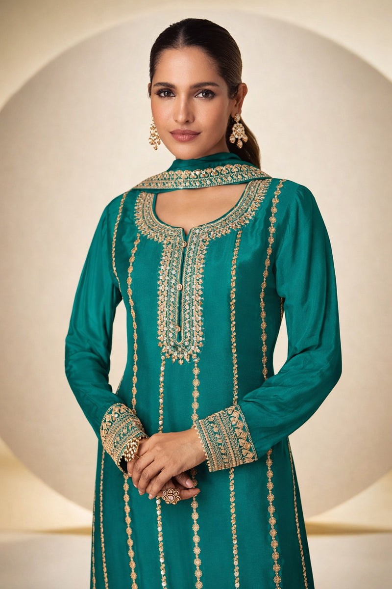 Gulkayra Rinaaya Chinon Embroidery Salwar Kameez Collection