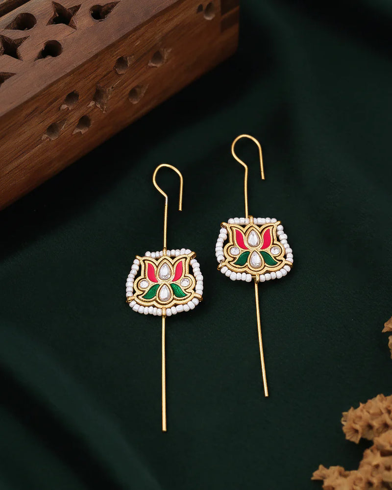 Antara Designer Ear-Cuff Earrings- By Reet Lifestyle