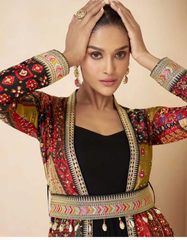 Real Georgette Embroidered Gown Set