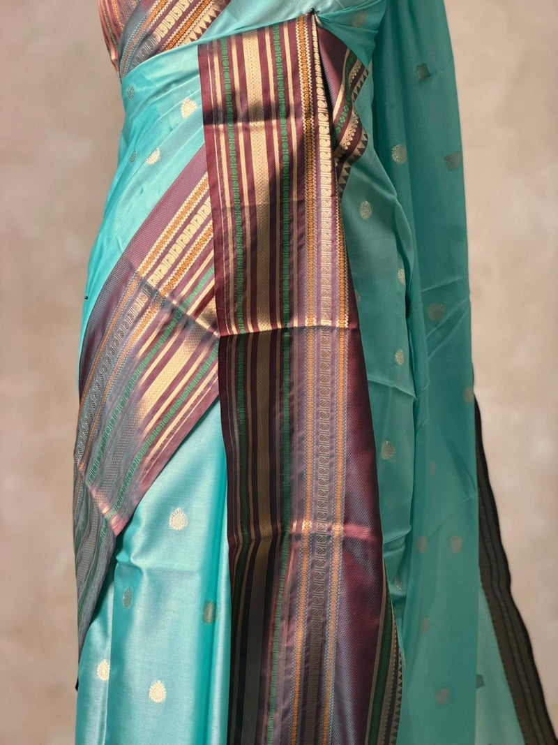 Kesar Royale Silk Semi Banarasi Saree