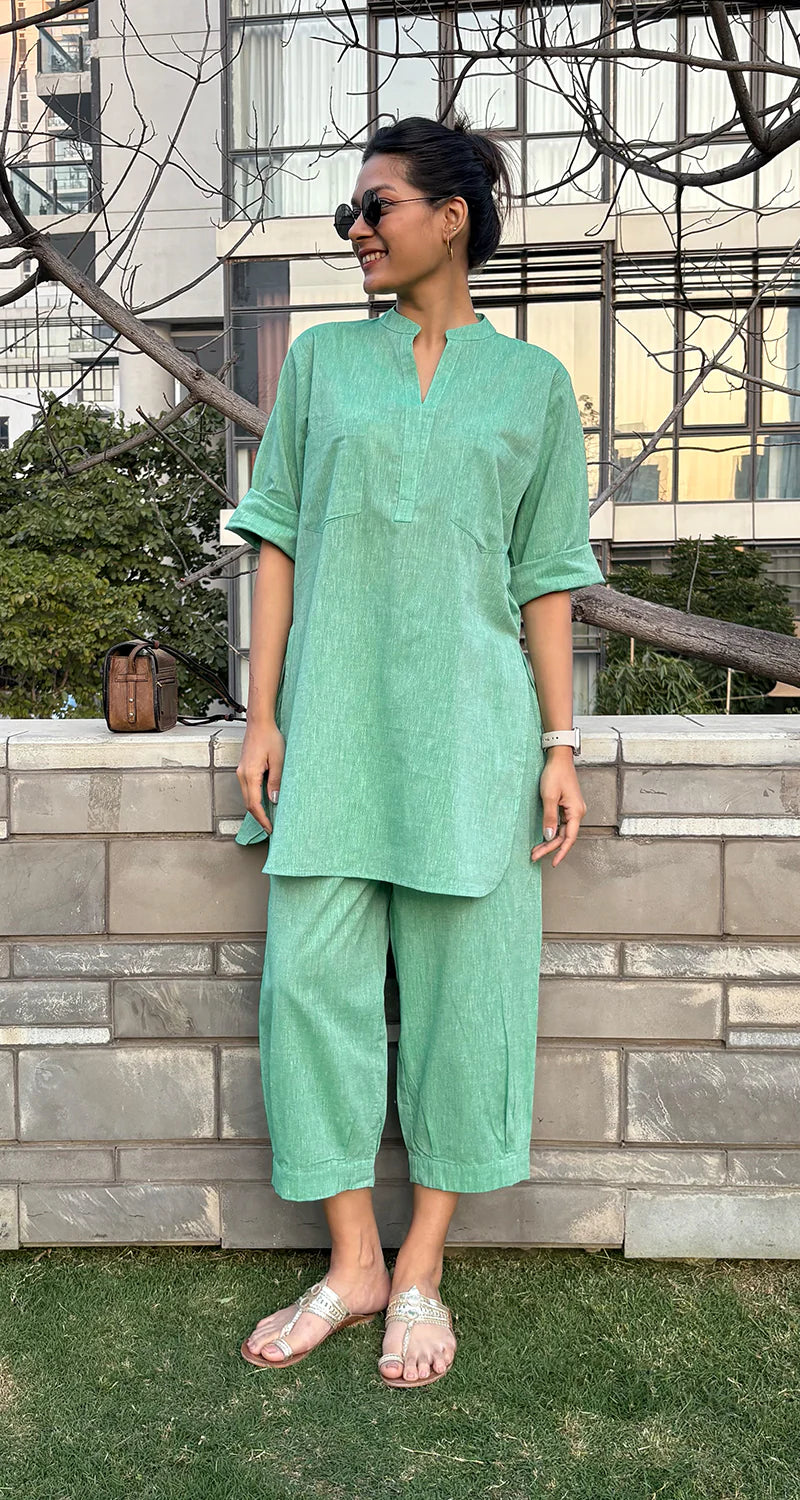Relaxed Fit Off-White Set