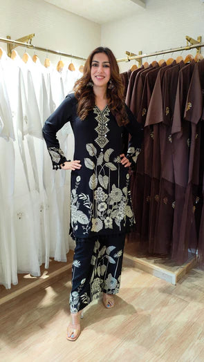 Amara Purple Floral Co-ord Set