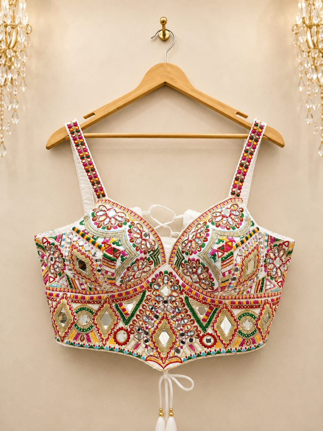 Rajrani Navrang Mirror Corset Blouse ✨