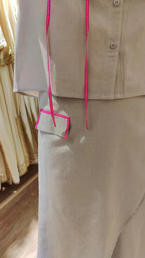 Pink Ribbon Flap Co-ord Set