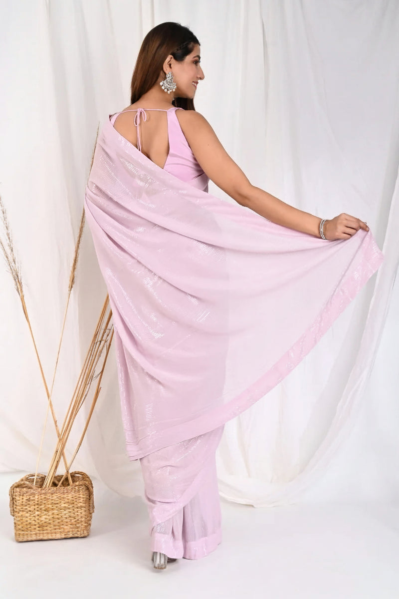 Gulnaar Twilight Sequin Saree