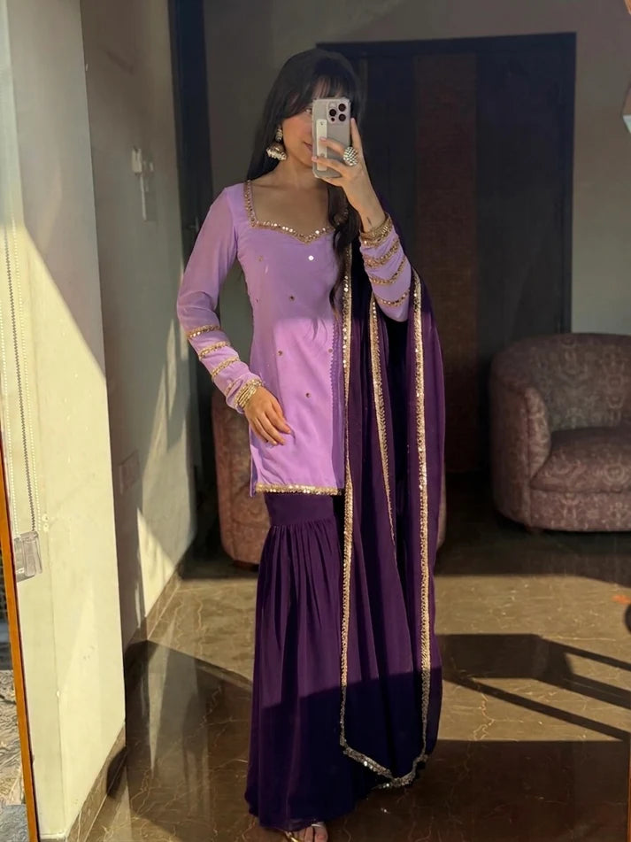 Mehrunisa Sharara Suit