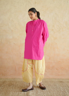 Noor Sunehri Gingham Cotton Co-Ord Set