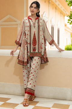 Zariya Ethnic Crepe Co-Ord Set