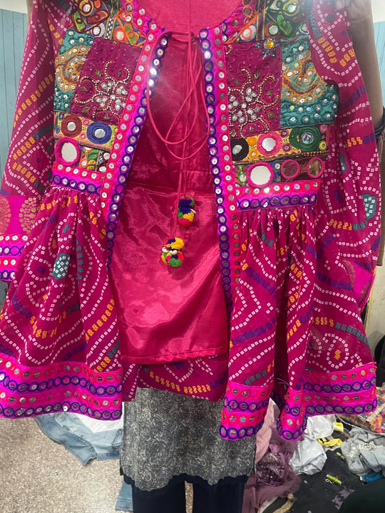 Rangrez Multicolour Embroidered Gypsy Top
