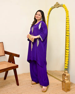 Ruhani Violet Festive Co-ord