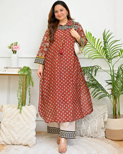 Kashvi Heritage Chanderi Kurta Set