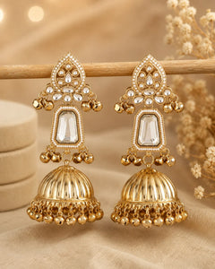 Rajmahal Ghungroo Statement Jhumkas