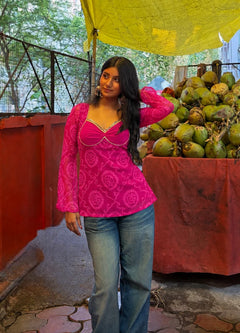 Aafreen Ethnic Kurti Top