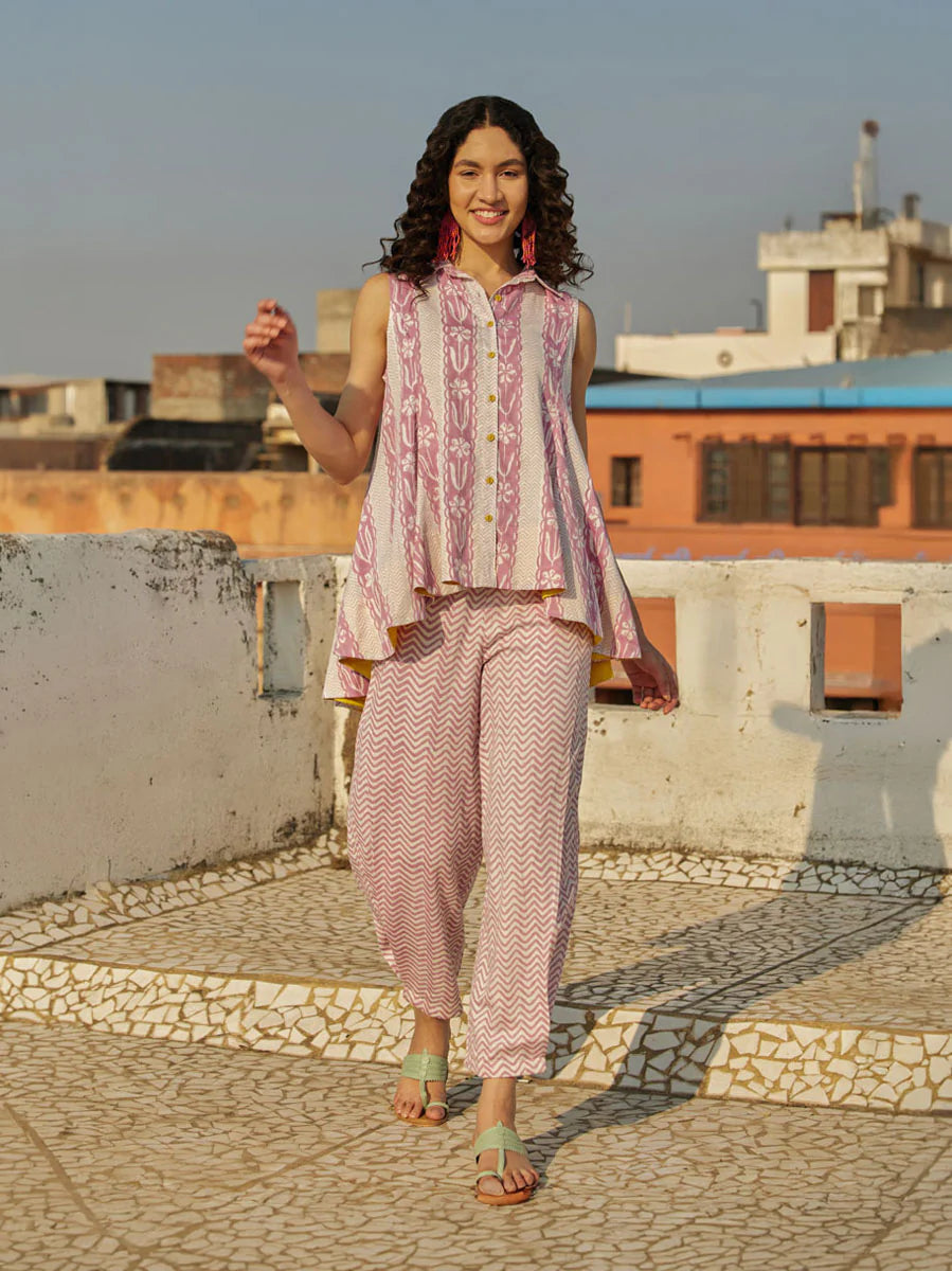 Fleur Cotton Co-ord Set- By Reet Lifestyle