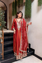 Sunehri Gulnaar Festive Anarkali Set