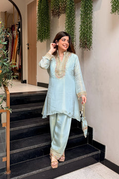 Riva Powder Blue Co-ord Set