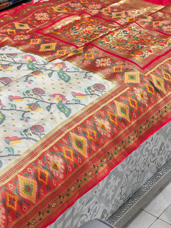Peacock Motif Saree