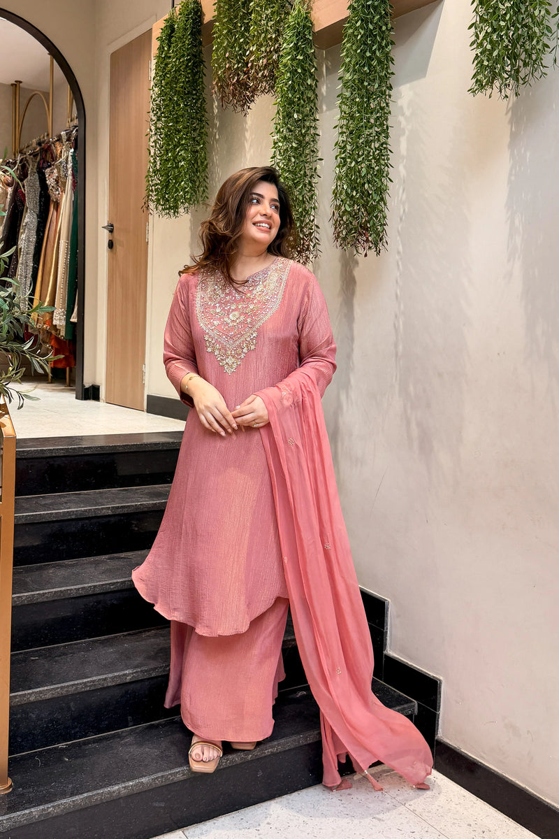 Mehr Mint Hand Embroidered Set