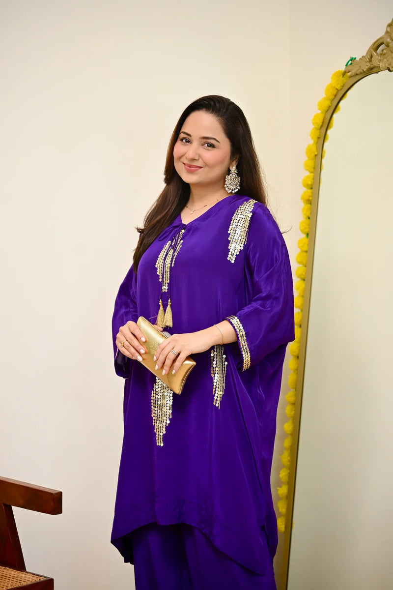 Ruhani Violet Festive Co-ord