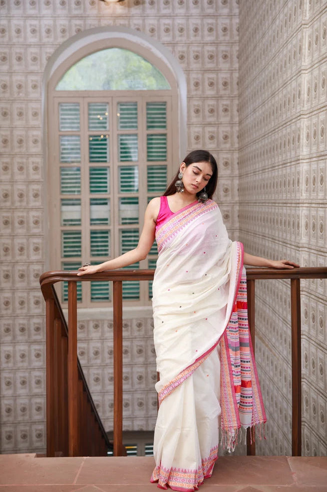 Dongria Heritage Khadi Saree