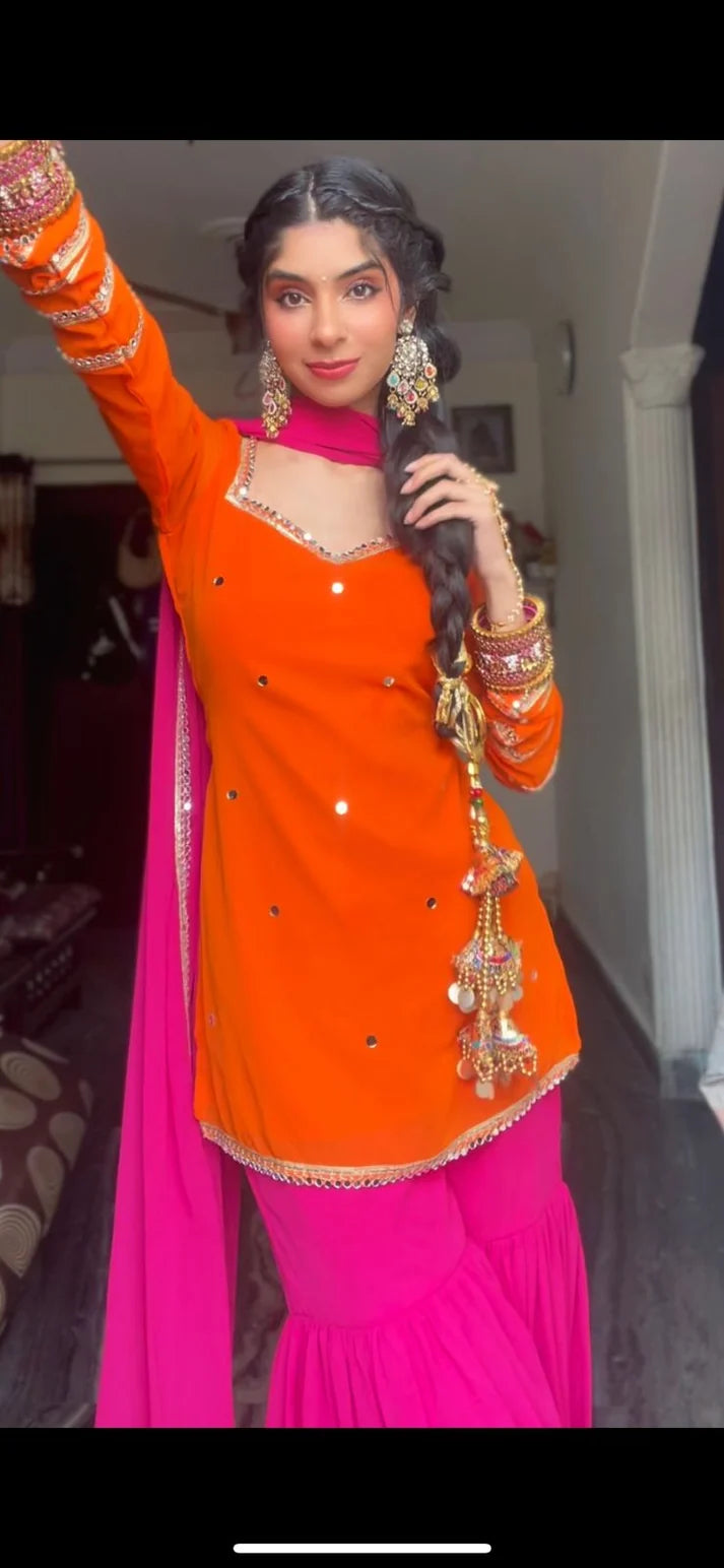 Mehrunisa Sharara Suit