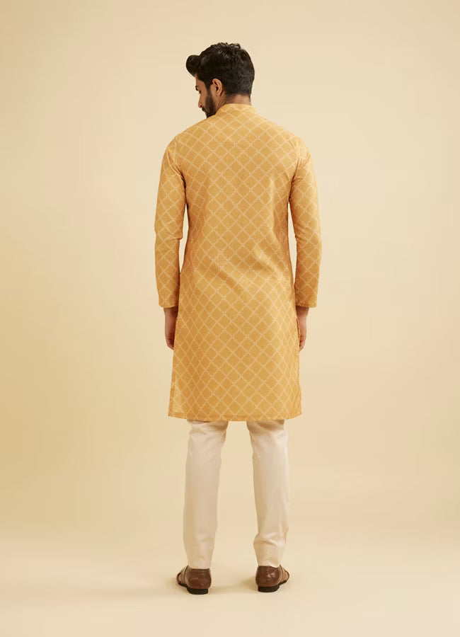 Haldi Rekha Printed Kurta