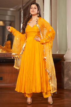 Surya Leheriya Silk Suit Set