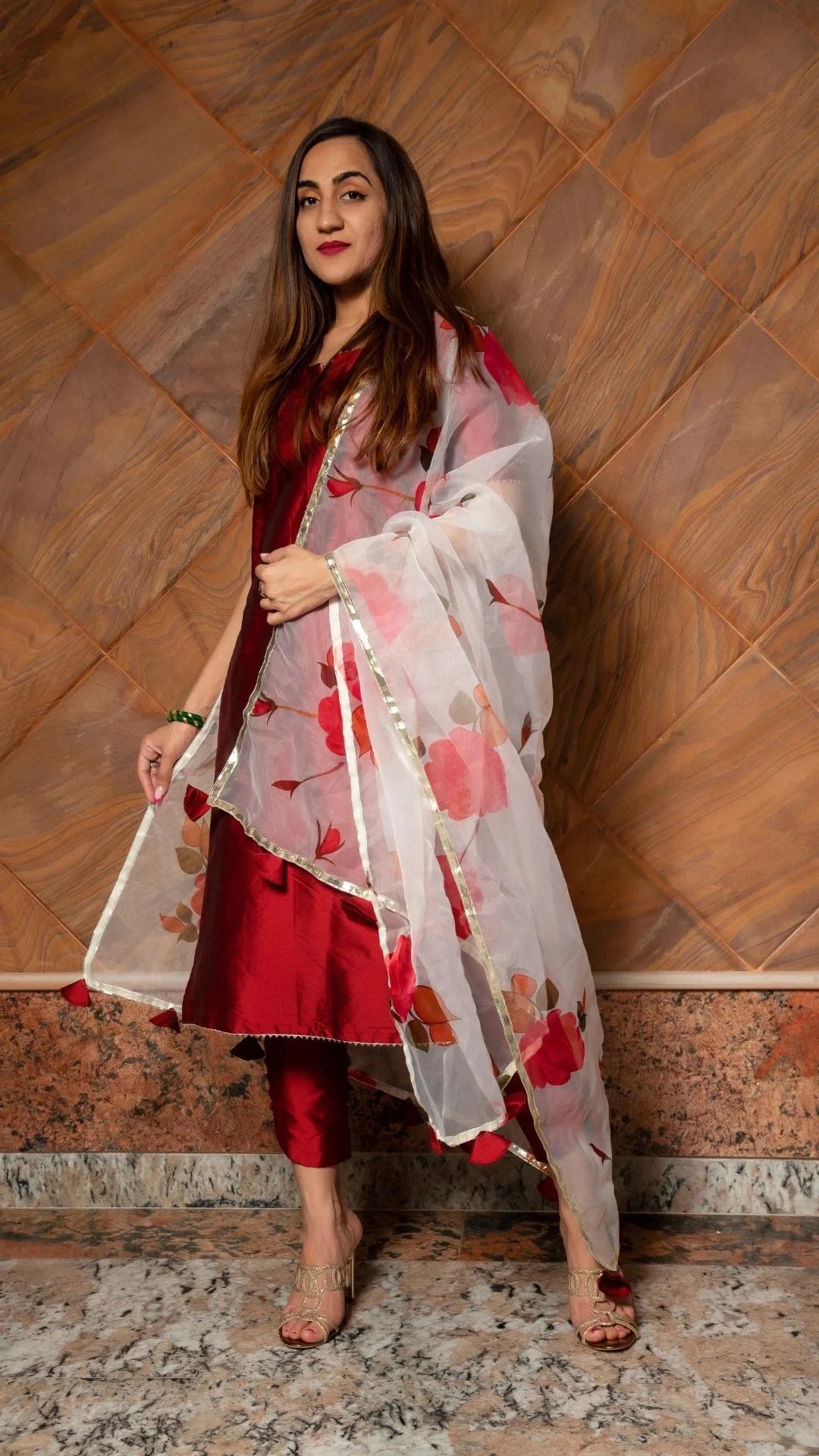Silk suit set
