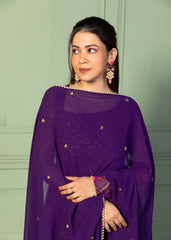 Bandhani Asymmetric Neck Anarkali with Dupatta