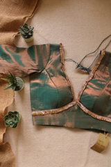 Navratri Zari Cotton Padded Blouse