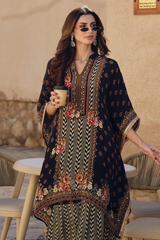 Black Crepe Boho Noir Kaftan Set