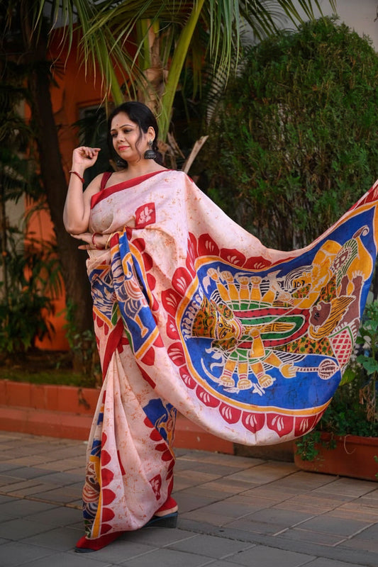 Batik Rang Silk Saree