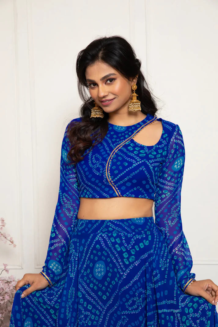 Bandhani Lehenga Set