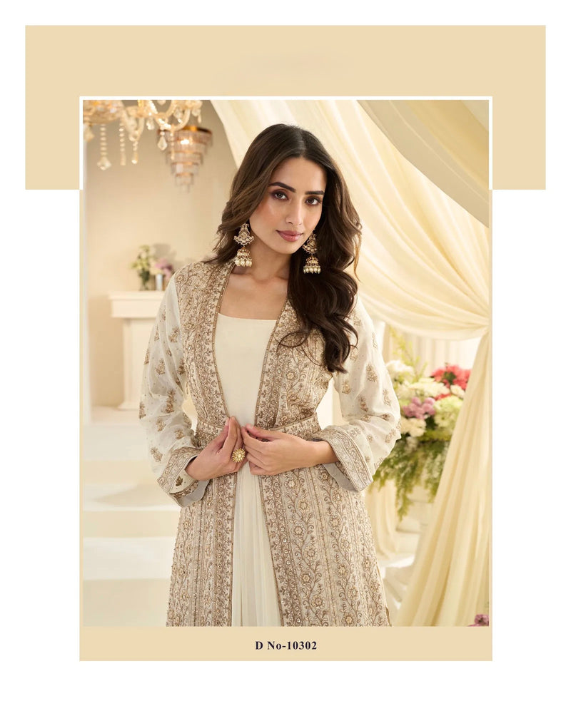 Heavy Simar Silk Embroidered Sharara set
