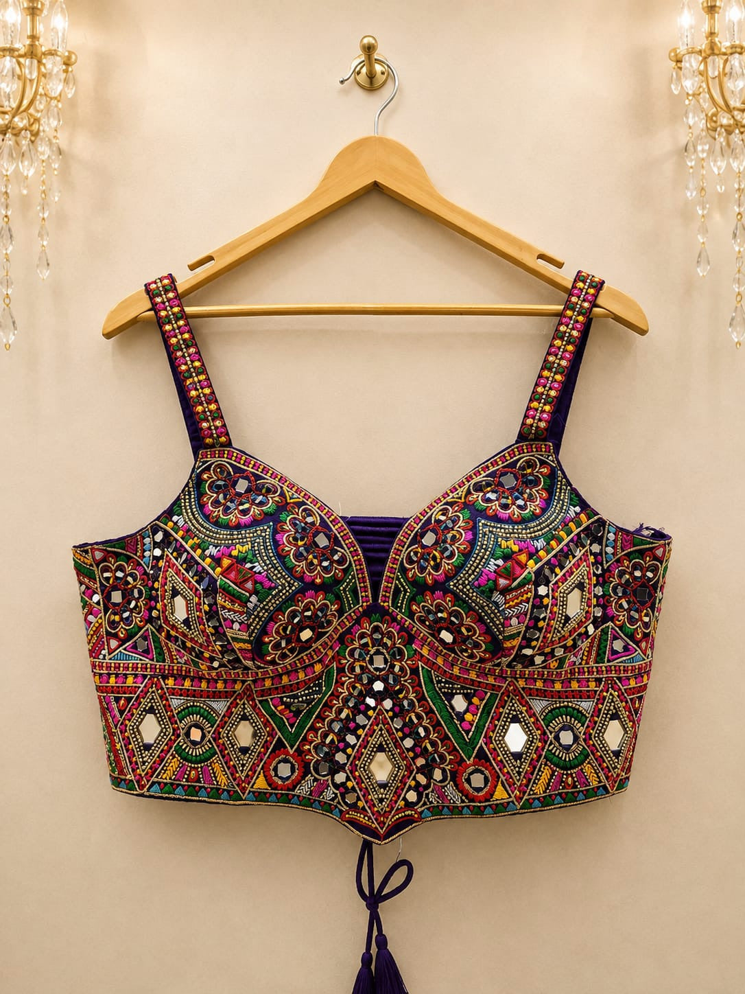 Rajrani Navrang Mirror Corset Blouse ✨