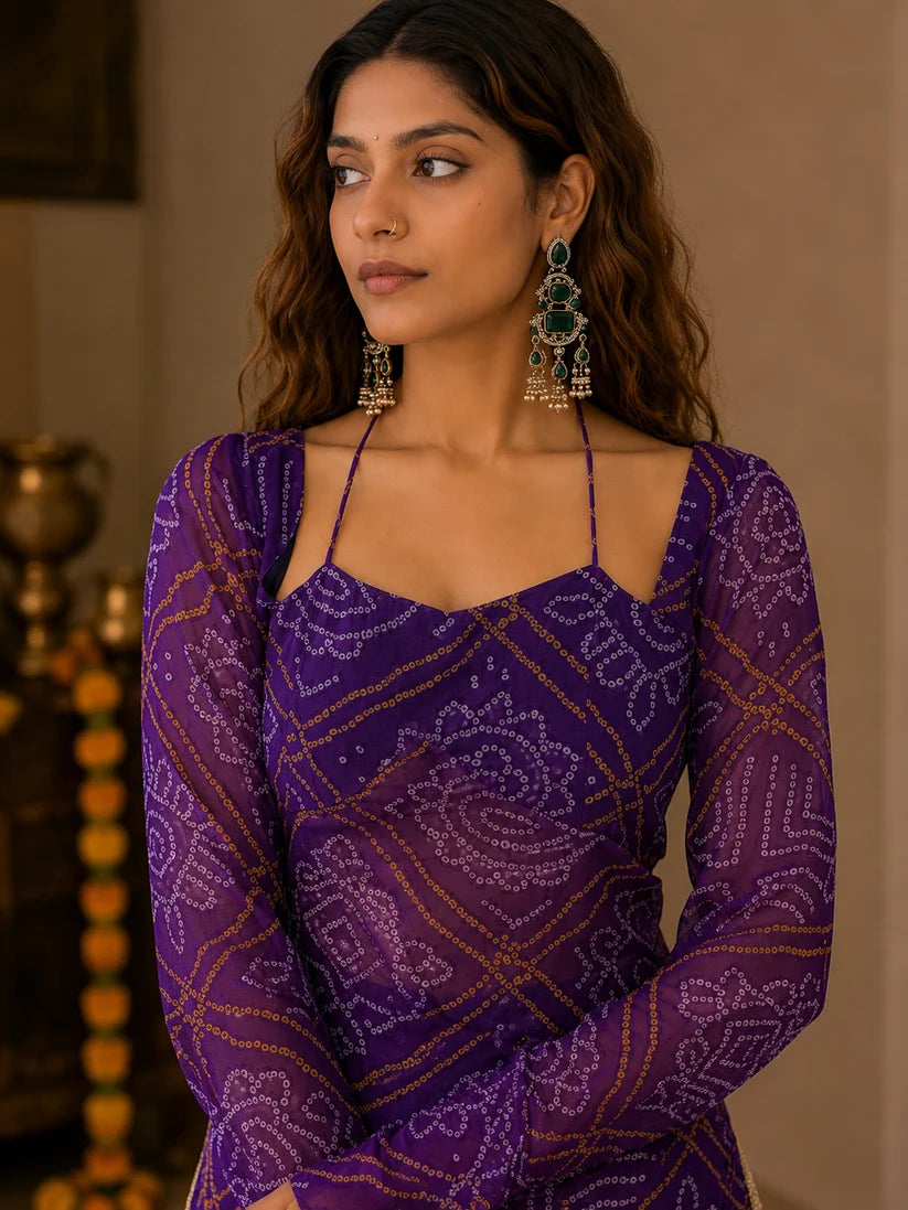 Rangmahal Kurti Sharara Set