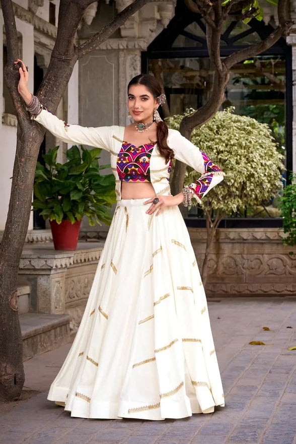 Aarohi Gamthi Mirror Festive Chaniya Choli