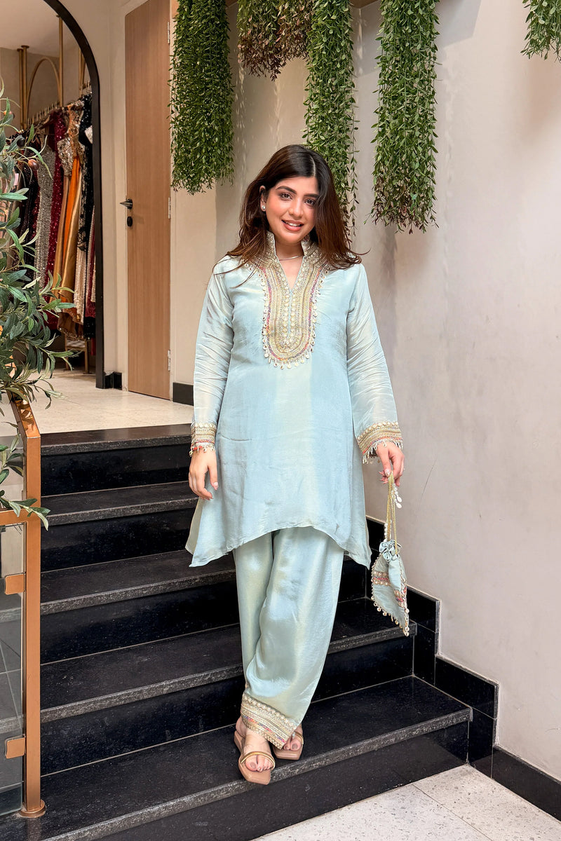 Riva Powder Blue Co-ord Set