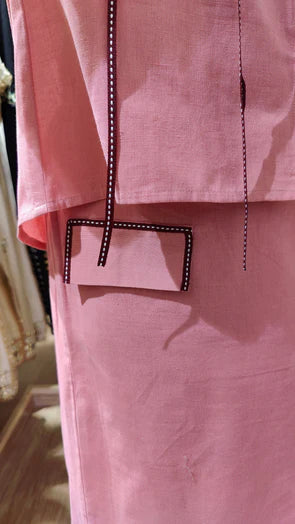 Pink Ribbon Flap Co-ord Set