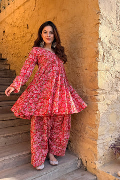 Zareen Gulistan Cotton Farshi Suit Set