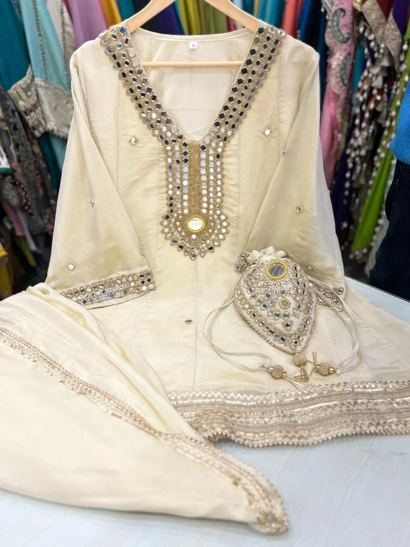 Aarika Lime Festive Dhoti Set