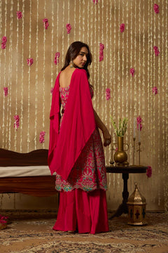 Rani Gulbahar Embroidered Palazzo Set